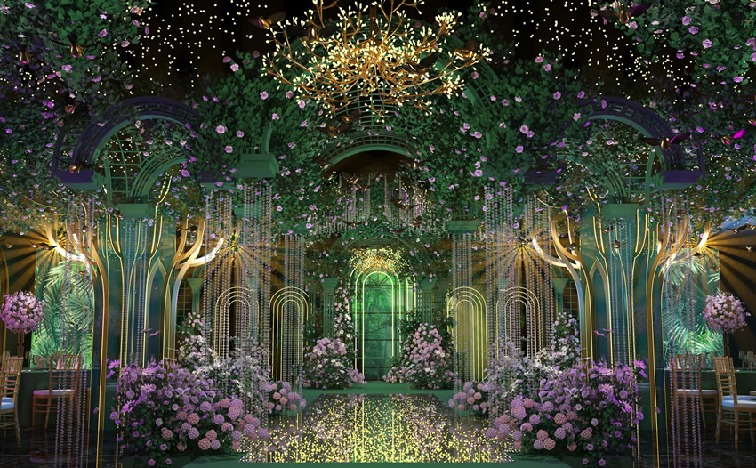 江苏奇妙森林婚礼堂效果展示